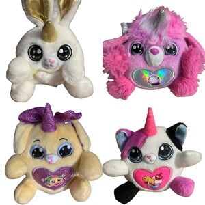 Zuru Rainbocorns Puppycorn Kittycorn Bunnycorn 4” lot of 4